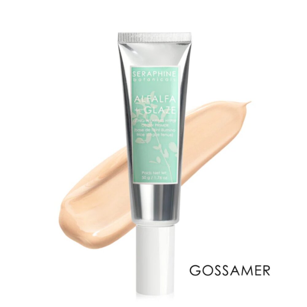 Seraphine Botanicals Alfalfa + Glaze Long-Wearing Hyper Glow Primer in Gossamer